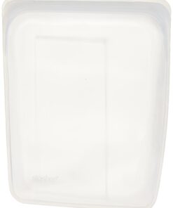 Stasher Reusable Silicone Storage Bag, Food Storage Container, Microwave and Dishwasher Safe, Leak-free, 1/2 Gallon, Clear 32 51JosCY0bzL
