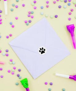 Andaz Press Chocolate Drop Labels Stickers, Birthday, Cat Dog Animal Paw Print, 216-Pack, for Kisses Party Favors, Gifts, Decorations 11 51JpUParA3L