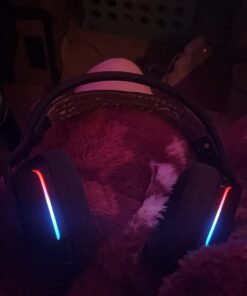 Logitech G733 Lightspeed Wireless Gaming Headset with Suspension Headband, Lightsync RGB, Blue VO!CE mic technology and PRO-G audio drivers - Black 32 51JpdYHpPL