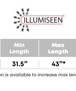 ILLUMISEEN LED Reflective Belt Sash | High Visibility LED Lights with 2 Lighting Modes | Adjustable Quick Release Buckle | USB Rechargeable, No Batteries Needed | Weatherproof Professional Safety Gear Green 23 51JrqVkz0iL