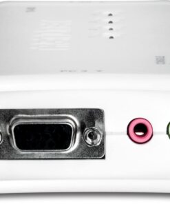 TRENDnet 4-Port USB KVM Switch and Cable Kit With Audio, Manage 4 Computers, USB Switch, Windows, Linux, Auto-Scan, Plug And Play, Hot Pluggable, 2048 x 1536 VGA Resolution, White, TK-409K 4 Port Audio w/ Cables 20 51JrzHnYNcL