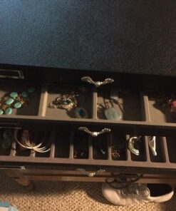 5 Drawer Jewelry Organizer Storage Display Case Box w/Inserts 15 51JsR9hZ7L