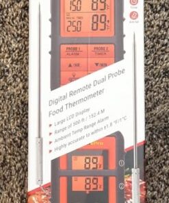 ThermoPro TP08 500FT Wireless Meat Thermometer for Grilling Smoker BBQ Grill Oven Thermometer with Dual Probe Kitchen Cooking Food Thermometer 38 51JzGvl7HoL