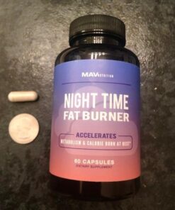 MAV NUTRITION Weight Loss Pills Night Time Fat Burner for Women & Men | Sleep Aid Diet Pills, Appetite Suppressant, Metabolism Boost, Carb Blocker; 60 Count Night Time Fat Burner Capsule 28 51K1dHk88IL