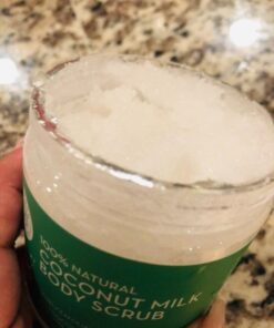 Exfoliating Body Scrub with Hydrating Coconut Milk and Detoxifying Dead Sea Salt, Moisturizing Exfoliating Scrub by Pure Body Naturals, 12 Ounce (Packaging Varies) 29 51K5dbJJlfL