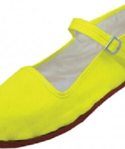Shoes 18 Womens Cotton China Doll Mary Jane Shoes Ballerina Ballet Flats Shoes 8 114 Yellow