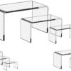 FlanicaUSA 9 Pieces Set - Clear Acrylic Display Riser Set, Acrylic Display Stand … 31 51KH0coQ gL