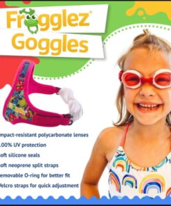Frogglez Kids Swim Goggles with Pain-Free Strap | Ideal for Ages 3-10 | Leakproof, No Hair Pulling, UV Protection Mermaid 14 51KHBjdIZL