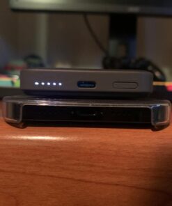 Anker Magnetic Battery, 5,000mAh Foldable Magnetic Wireless Portable Charger with Stand and USB-C (On The Side), Only for iPhone 15/15 Plus/15 Pro/15 Pro Max, iPhone14/13 Serie Interstellar Gray 69 51KHwABuDxL