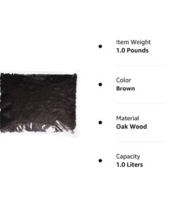 Oak Chips-Dark Toast American 1 lb. Brown 13 51KM Rczy5L