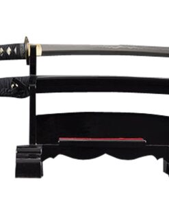 Handmade Sword - Japanese Wakizashi Sword, Practical, Hand Forged, 1045/1060/1080 Carbon Steel, Heat Tempered, Full Tang, Sharp, Wooden Scabbard Musashi 10 51KND615WL
