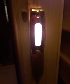 Broan-NuTone PB7LPB Doorbell, Lighted Pushbutton for Home, 1" x 0.75" x 2.875", Polished Bronze Polished Brass 9 51KNWBP39hL