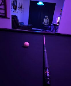 ISZY Billiards Short Pool Cue Stick – Hardwood Canadian Maple Pool Sticks for Billiard Table Sports Blue Black 42 inch 28 51KOoZaPyJL