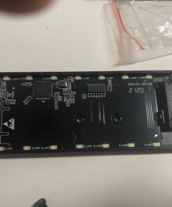 M.2 NVMe SSD Enclosure Adapter USB C 3.2 Gen 2 10Gbps M.2 NVMe to SATA Reader, Tool-Free 6Gbps SATA, RGB NVMe Enclosure Aluminum Case Support UASP Trim for PCIe M-Key(B+M Key) SSD Size 2242/2260/2280 RGB Version 49 51KRU6XsbL