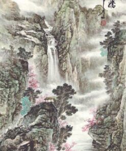 Grace Art Asian Wall Scroll, Beautiful Mountain River Scene 55" x 18" 8 51KSrpXSOzL
