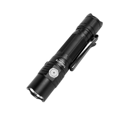 ThruNite TN12 Pro Rechargeable Flashlight, High 1900 Lumen LED Flashlight with Dual Switch, Long 415 Yards Throw, for Outdoor Rescue, Searching, Hiking and Emergency - Black Cool White