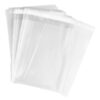 UNIQUEPACKING 100 Pcs 8 7/16 X 10 1/4 Clear Resealable Cello Cellophane Bags for 8x10 Print Mat Matting