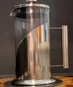 The Original Glass French Press Coffee Maker - Versatile Coffee Press, Tea Press w/ 4 Level Filtration, BPA Free French Press Stainless Steel Coffee Maker by Cafe Du Chateau (34oz) 63 51KVjbUV64L