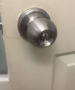 Copper Creek BK2030SS Ball Door Knob, Privacy Function, 1 Pack, Satin Stainless 29 51KWVCdXY3L