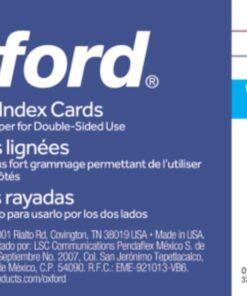 Oxford Ruled Index Cards, 3" x 5", White, 100-Pack (31) 16 51KZRnSkD3L