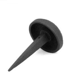 Renovators Supply Manufacturing Black Wrought Iron Nails 3 x 2 in. Long Round Clavos Floral Decorative Black Powder Coated Nails for Barn, Gate, Window Shutter Or Doors Home Hardware Nails 14 51KZYWAi97S