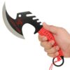 Armory Replicas Zombie Killer Skullsplitter Throwing Axe - Red 6 51Ke1jd4sCL