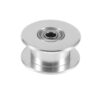uxcell Aluminum 3mm Bore Toothless Timing Belt Pulley with Ball Bearing 15 51Ke6 DIifL