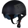 TORC T55 Spec-Op Motorcycle Half Helmet with Graphic and Drop-Down Sun Visor Flat Black Flag Medium 15 51KjxomU5hL