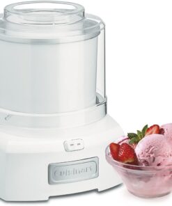 Alternative view of Cuisinart Ice Cream Maker Machine, 1.5 Quart Sorbet, Frozen Yogurt Maker, Double Insulated, White, ICE-21P1