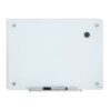 U Brands Magnetic Glass Dry Erase Board with Silver Grommets, Office Supplies, 17 x 23 Inches, Includes Dry Erase Marker Dry Erase Board+Markers+Magnet 17" x 23" 18 51KmLi4iJIL