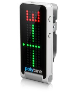 TC Electronic POLYTUNE CLIP Clip-On Tuner with Polyphonic, Strobe and Chromatic Modes and 108 LED Matrix Display for Ultimate Tuning Performance 29 51KmjnTOHgL