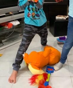 KISBINI Boy's Cotton Camouflage Sweatpants Sports Pants for Children 7 Iron Grey 19 51Kr7LaXScL