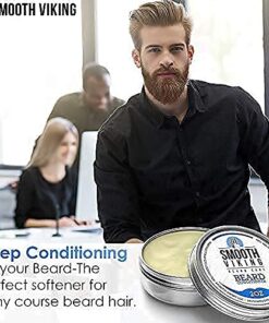 Smooth Vikings Leave in Beard Conditioner for Men, Ultimate Care for Silky-Smooth Beard, Dry Beard Conditioner, Beard Softener for Men, Moustache Conditioner, Beard Leave in Lotion & Beard Cream(2 Oz) 12 51KuAS8HBzL