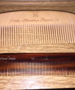 Hair Comb - Wood with Anti-Static & No Snag Handmade Brush for Beard, Head Hair, Mustache with Design in Gift Box 47 51KzjXST0IL 1