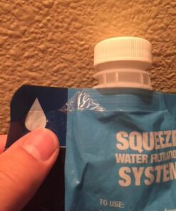 Sawyer Products SP128 Mini Water Filtration System, Single, Blue 1-pack 50 51L33yL2GwL