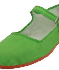 Shoes 18 Womens Cotton China Doll Mary Jane Shoes Ballerina Ballet Flats Shoes 9 114 Green