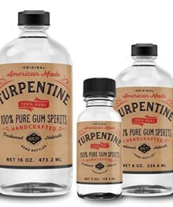 100% Natural Pure Gum Spirits of Turpentine 4 Ounce Bottle 19 51L89qj2R4L