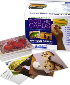 Stages Learning Materials Language Builder Picture Noun Flash Cards Photo Vocabulary Autism Learning Products for ABA Therapy and Speech Articulation 7 51LA5 S5CfL