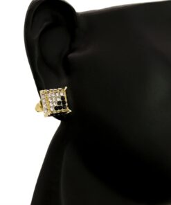 Gold Color Tone Brass Fully CZ Iced Out 15mm 30" Hip Hop Miami Cuban Chain & 9" Bracelet (NOT REAL GOLD) 15 51LBcMrePZL