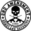2nd Amendment Homeland Security; Round Bumper Sticker 1 36 51LF4HtxVKL
