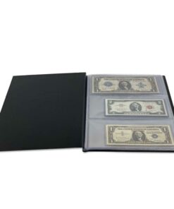 BCW - Currency Portfolio - (Dollar Bill Combo Storage Album) - Currency and Coin Collecting Supplies, Black, Pocket Size 3 7/8 x 8 1/4 5 51LHB3uJCqL