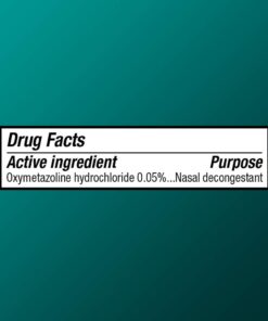 Amazon Basic Care No Drip Severe Congestion Nasal Pump Mist Spray, 12 Hour Relief, Oxymetazoline HCl, Maximum Strength Plus Menthol, Steroid Free, 1 Fluid Ounce No Drip Menthol 25 51LJEjys9ML