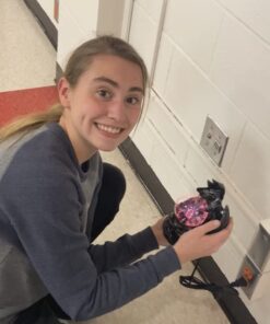 ANQIA Plasma Ball Lamp Touch Sensitive,Party Magical Electrostatic Red Color Crystal Ball for Halloween (Evil Dragon) 21 51LKSYKBbPL