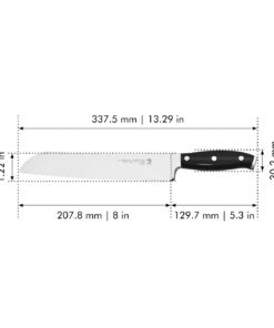 HENCKELS Forged Premio Bread Knife, 8-inch, Stainless Steel 15 51LMptutbDS