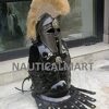 NauticalMart Greek Corinthian Helmet with Muscle Armor in Black Antique (Big Size) 32 51LNLHiPQXL