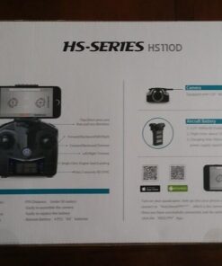 Holy Stone HS110D FPV RC Drone with 1080P HD Camera Live Video 120°Wide-Angle WiFi Quadcopter with Gravity Sensor, Voice & Gesture Control, Altitude Hold, Headless Mode, 3D Flip RTF 2 Batteries 58 51LQkCJ 2BL