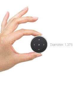 Satechi Bluetooth Media Button - Includes Steering Wheel Mount - Compatible with 2022 MacBook Pro/Air M2, 2021 iPad Pro M1, iPhones 15/14/13/12 and More 29 51LRIVHYb2L