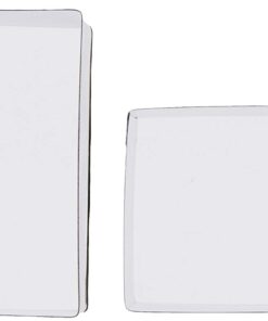 Ateco Rectangle Pastry Fluted Round Cutters in Graduated Sizes, Plain Edge #5258 Rectangle, 3 pcs 7 51Lb4dAW7yL