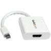 StarTech.com Mini DisplayPort to HDMI Adapter - mDP to HDMI Video Converter - 1080p - Mini DP or Thunderbolt 1/2 Mac/PC to HDMI Monitor/Display/TV - Passive mDP 1.2 to HDMI Dongle - White (MDP2HDW) 7 51Lb9oCrJL