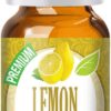 Healing Solutions 10ml Oils - Lemon Essential Oil - 0.33 Fluid Ounces 0.33 Fl Oz (Pack of 1) 13 51LbwND3yL